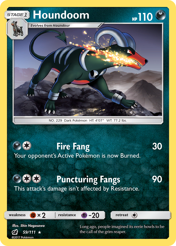 Houndoom (59/111) [Sun & Moon: Crimson Invasion] | Devastation Store
