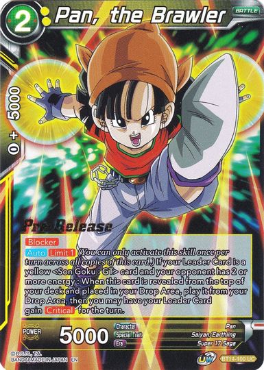 Pan, the Brawler (BT14-100) [Cross Spirits Prerelease Promos] | Devastation Store