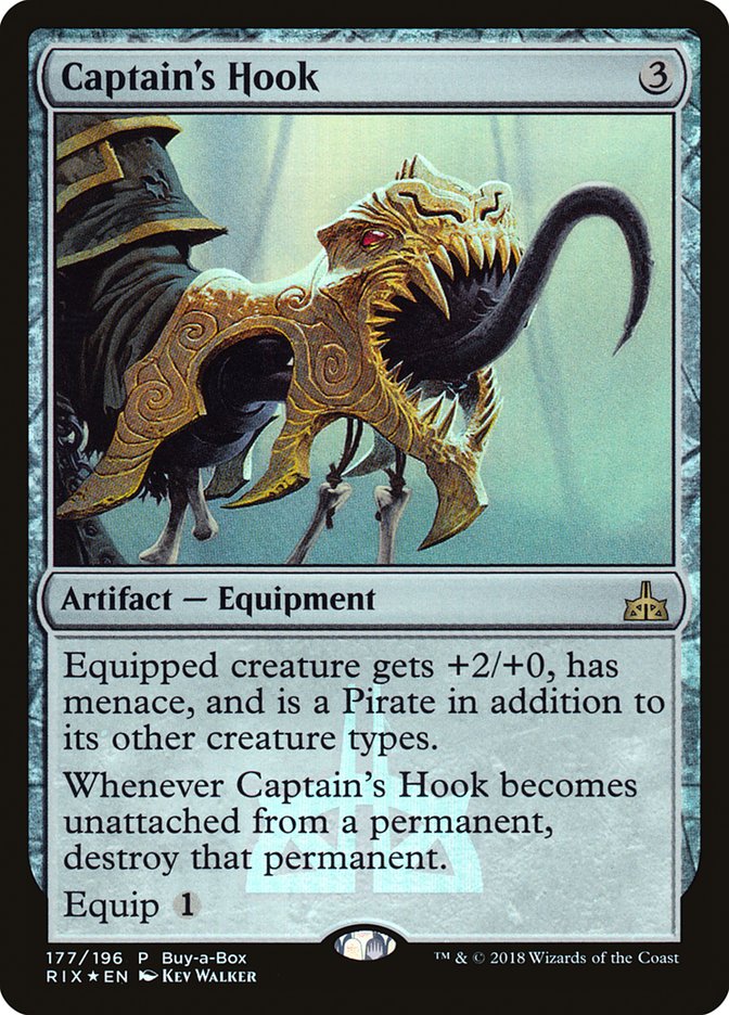 Captain's Hook (Buy-A-Box) [Rivals of Ixalan Promos] | Devastation Store