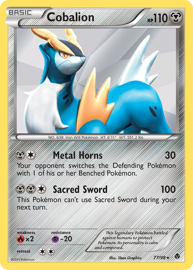 Cobalion (77/98) [Black & White: Emerging Powers] | Devastation Store