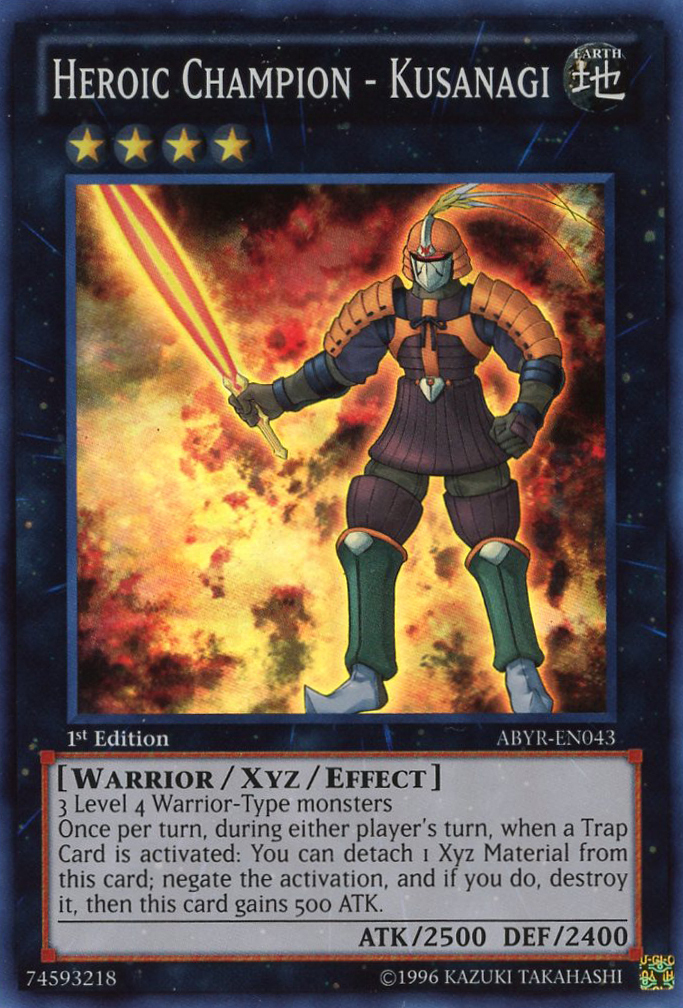 Heroic Champion - Kusanagi [ABYR-EN043] Super Rare | Devastation Store