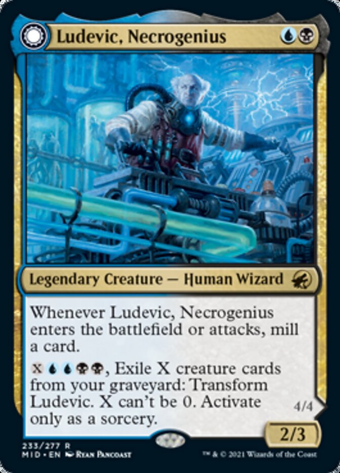 Ludevic, Necrogenius // Olag, Ludevic's Hubris [Innistrad: Midnight Hunt] | Devastation Store