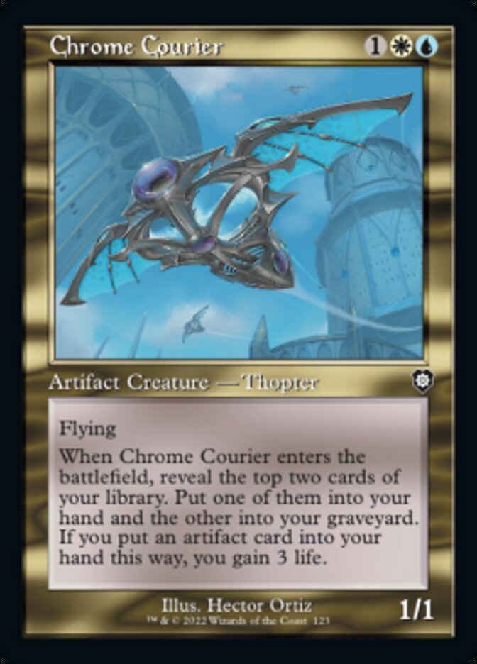 Chrome Courier (Retro) [The Brothers' War Commander] | Devastation Store