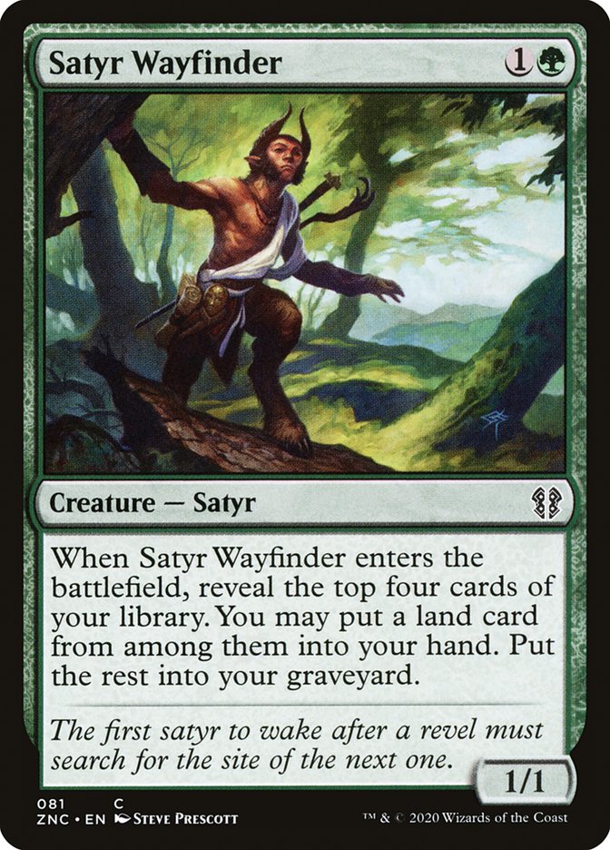 Satyr Wayfinder [Zendikar Rising Commander] | Devastation Store