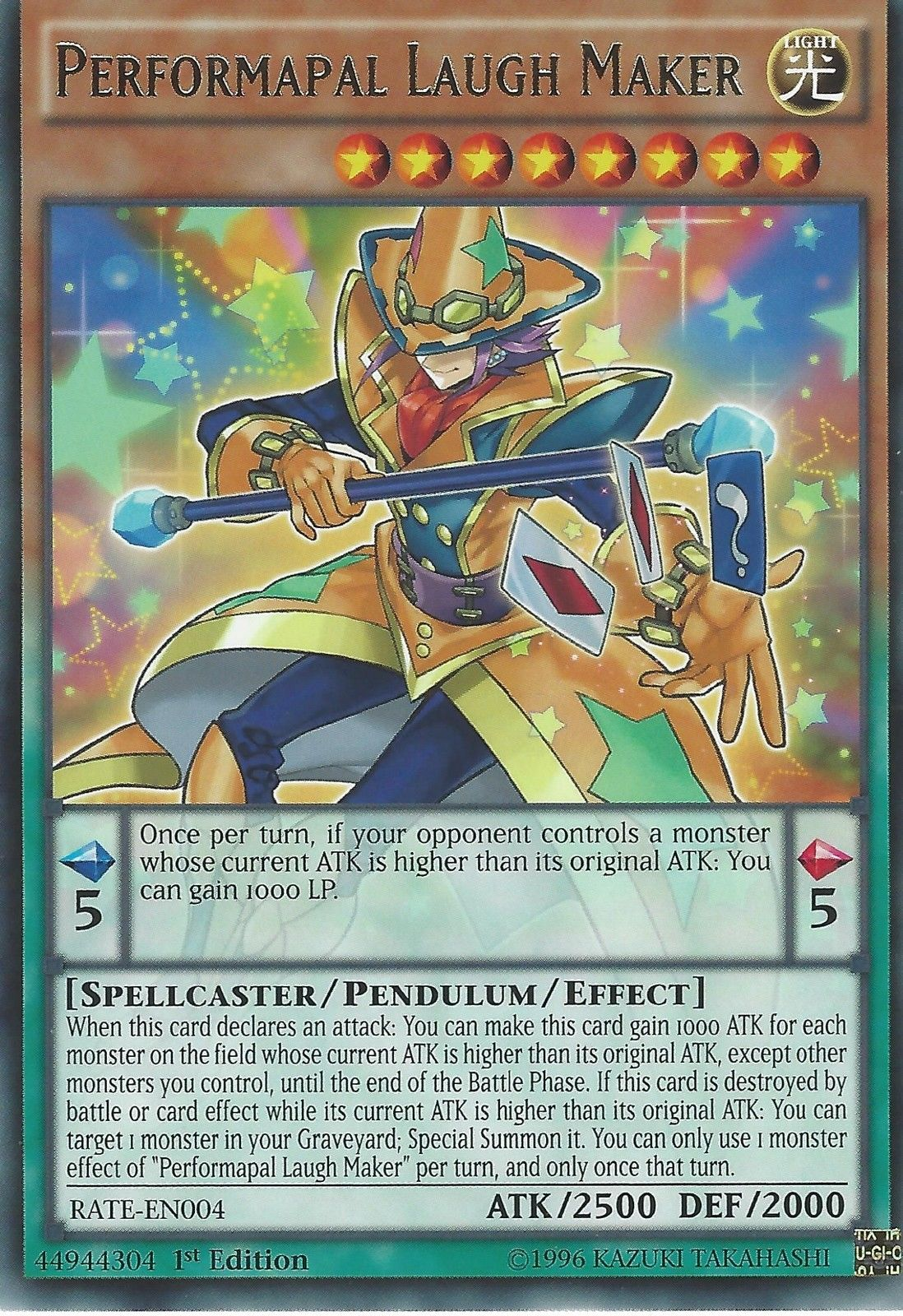 Performapal Laugh Maker [RATE-EN004] Rare | Devastation Store