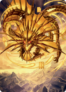 Ao, the Dawn Sky 2 Art Card [Kamigawa: Neon Dynasty Art Series] | Devastation Store