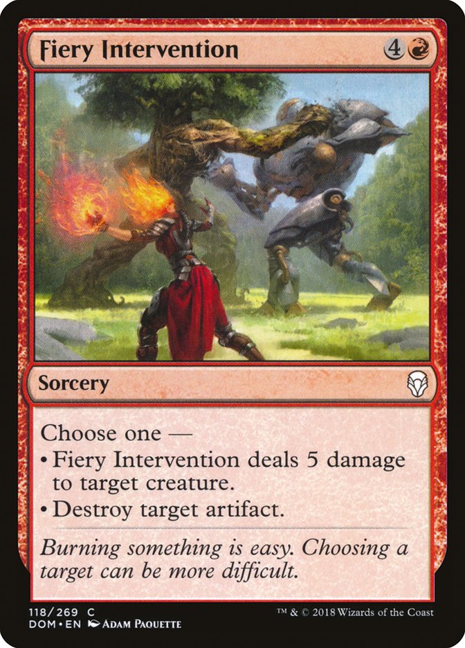 Fiery Intervention [Dominaria] - Devastation Store | Devastation Store