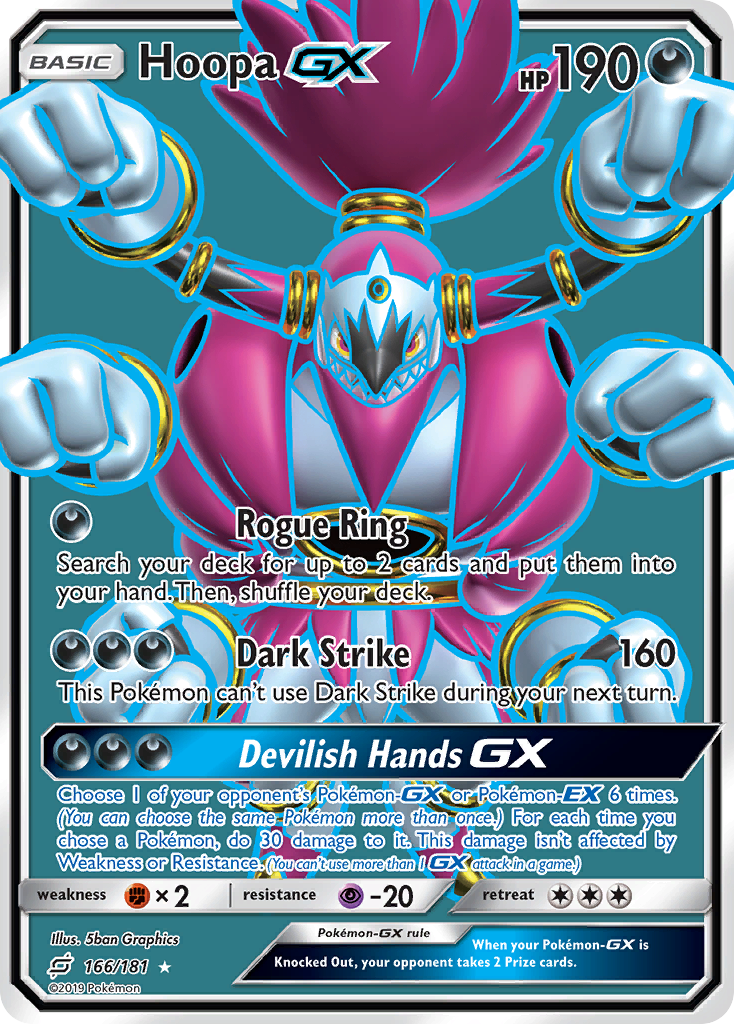 Hoopa GX (166/181) [Sun & Moon: Team Up] | Devastation Store