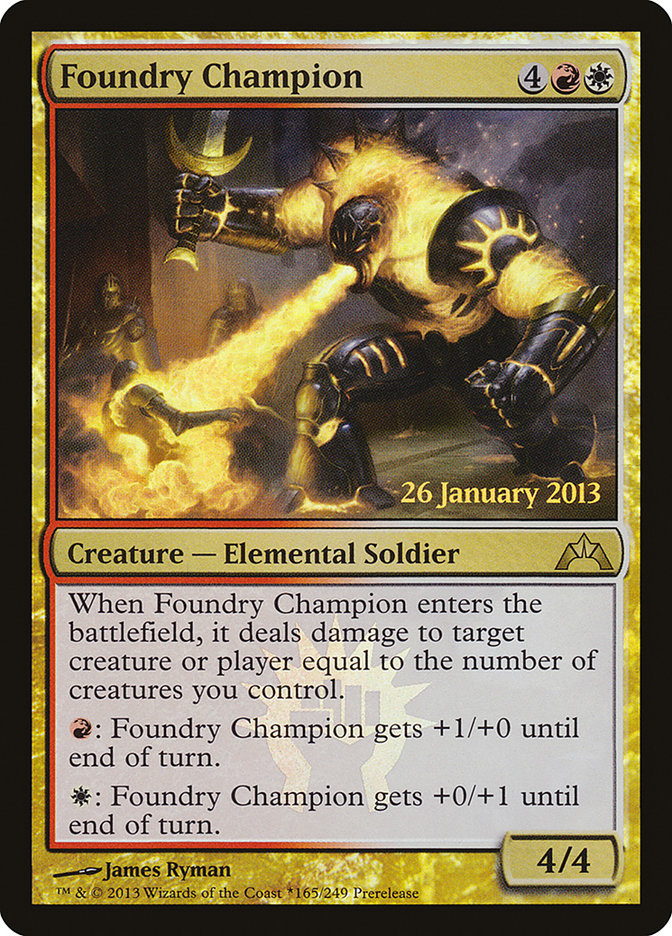 Foundry Champion  [Gatecrash Prerelease Promos] | Devastation Store