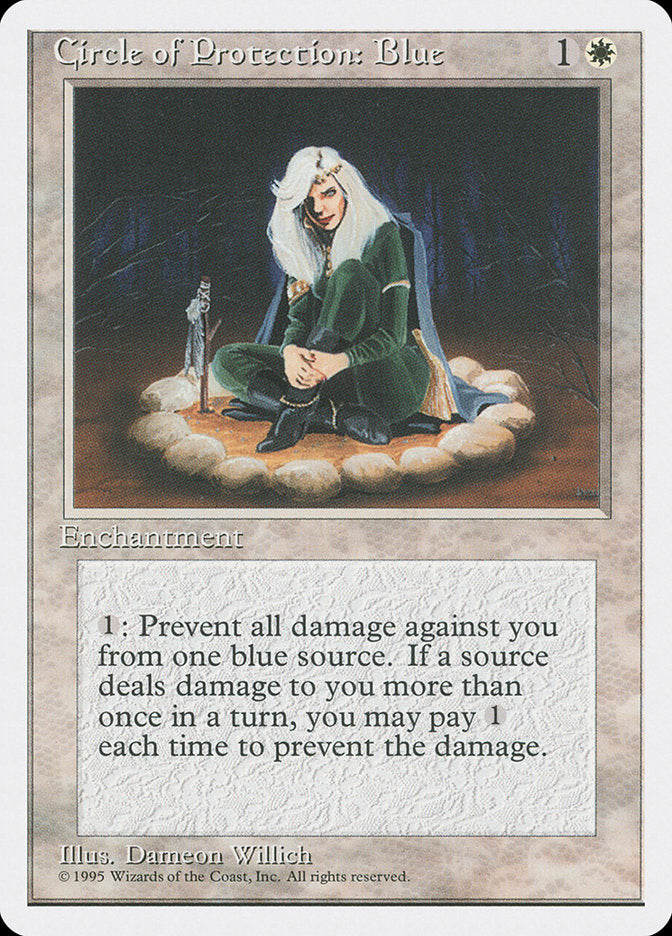 Circle of Protection: Blue [Fourth Edition] - Devastation Store | Devastation Store