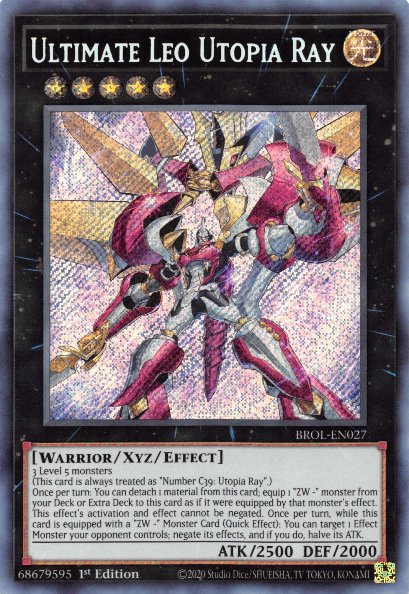 Ultimate Leo Utopia Ray [BROL-EN027] Secret Rare | Devastation Store