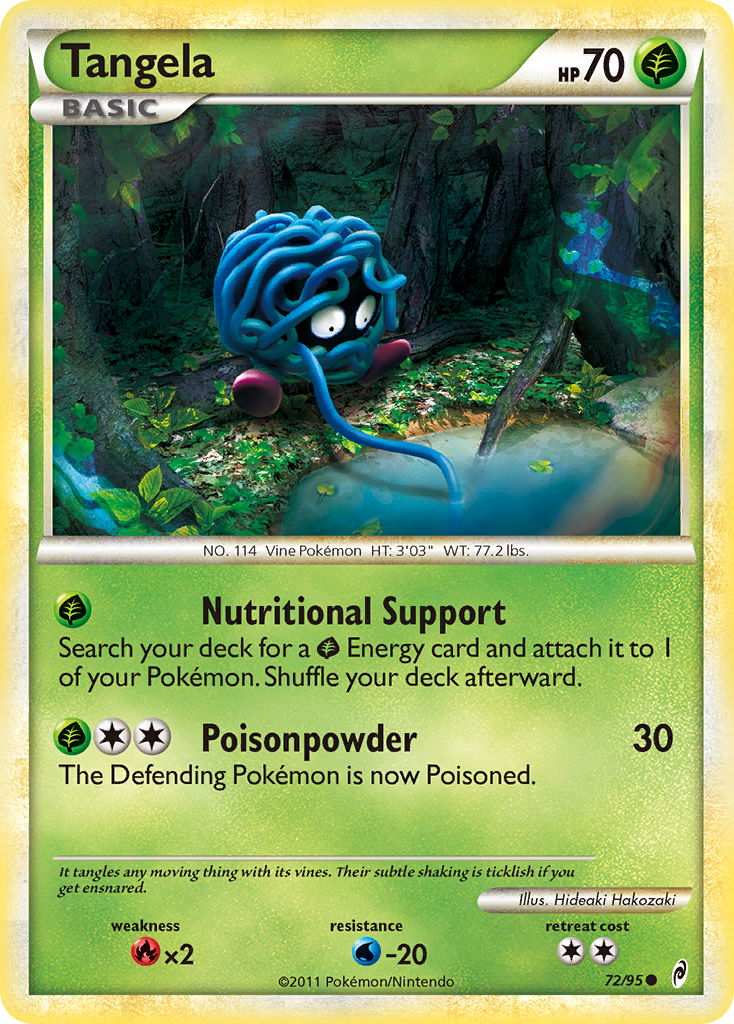 Tangela (72/95) [HeartGold & SoulSilver: Call of Legends] | Devastation Store