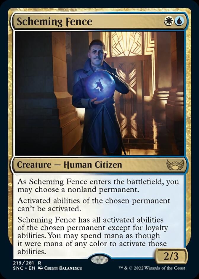 Scheming Fence [Streets of New Capenna] | Devastation Store