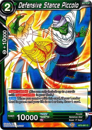 Defensive Stance Piccolo (BT5-061) [Miraculous Revival] | Devastation Store