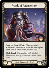 Mask of Momentum [WTR079] Unlimited Edition Rainbow Foil - Devastation Store | Devastation Store