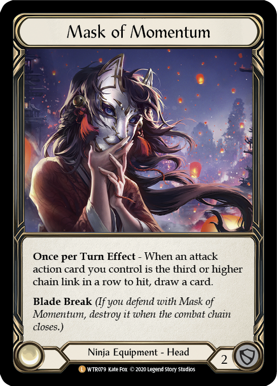 Mask of Momentum [WTR079] Unlimited Edition Rainbow Foil - Devastation Store | Devastation Store