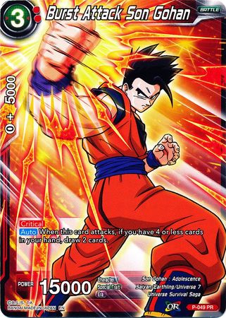 Burst Attack Son Gohan (Alternate Art) [P-049] | Devastation Store