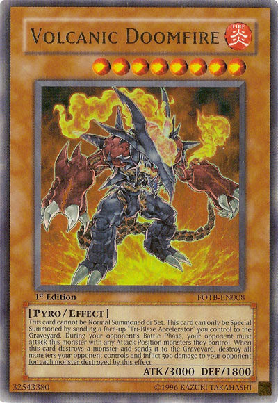 Volcanic Doomfire [FOTB-EN008] Ultra Rare | Devastation Store