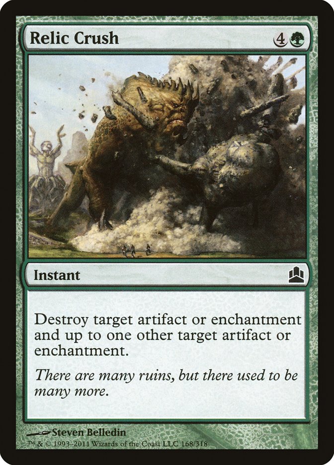 Relic Crush [Commander 2011] | Devastation Store