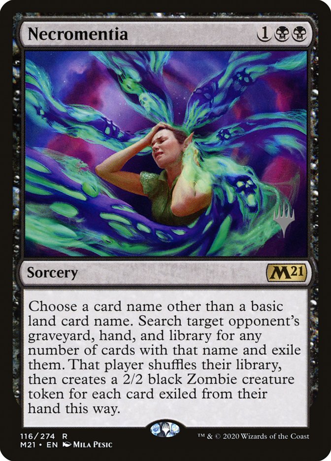Necromentia (Promo Pack) [Core Set 2021 Promos] | Devastation Store