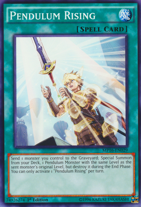 Pendulum Rising [MP16-EN029] Common | Devastation Store