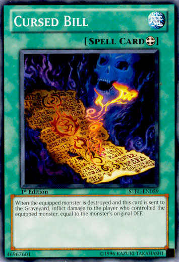 Cursed Bill [STBL-EN059] Common | Devastation Store