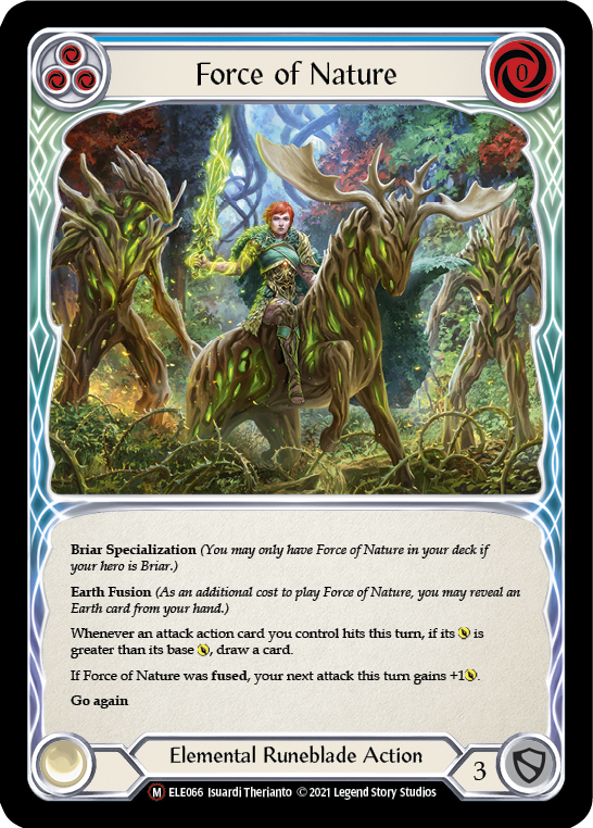 Force of Nature [U-ELE066] Unlimited Normal | Devastation Store