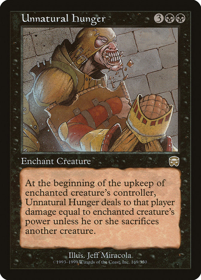 Unnatural Hunger [Mercadian Masques] - Devastation Store | Devastation Store