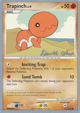 Trapinch LV.9 (115/132) (Stallgon - David Cohen) [World Championships 2009] | Devastation Store