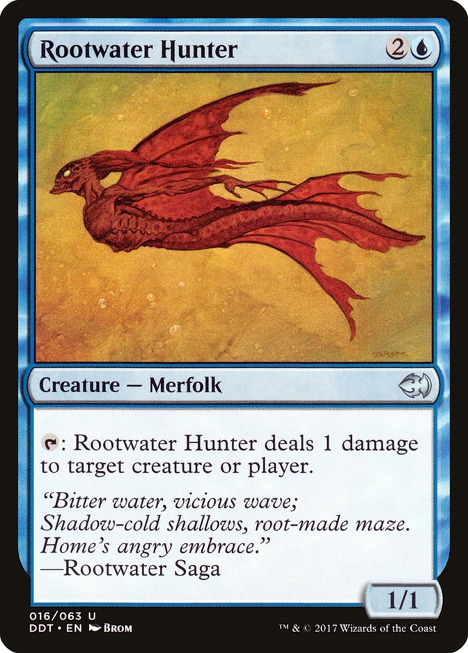 Rootwater Hunter [Duel Decks: Merfolk vs. Goblins] | Devastation Store