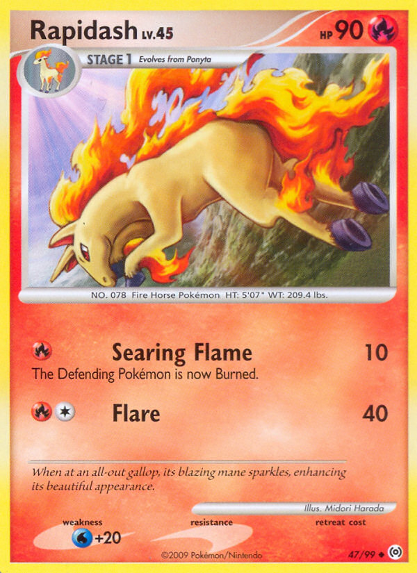 Rapidash (47/99) [Platinum: Arceus] | Devastation Store