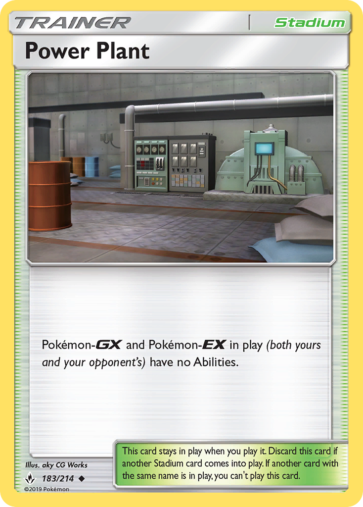 Power Plant (183/214) [Sun & Moon: Unbroken Bonds] | Devastation Store