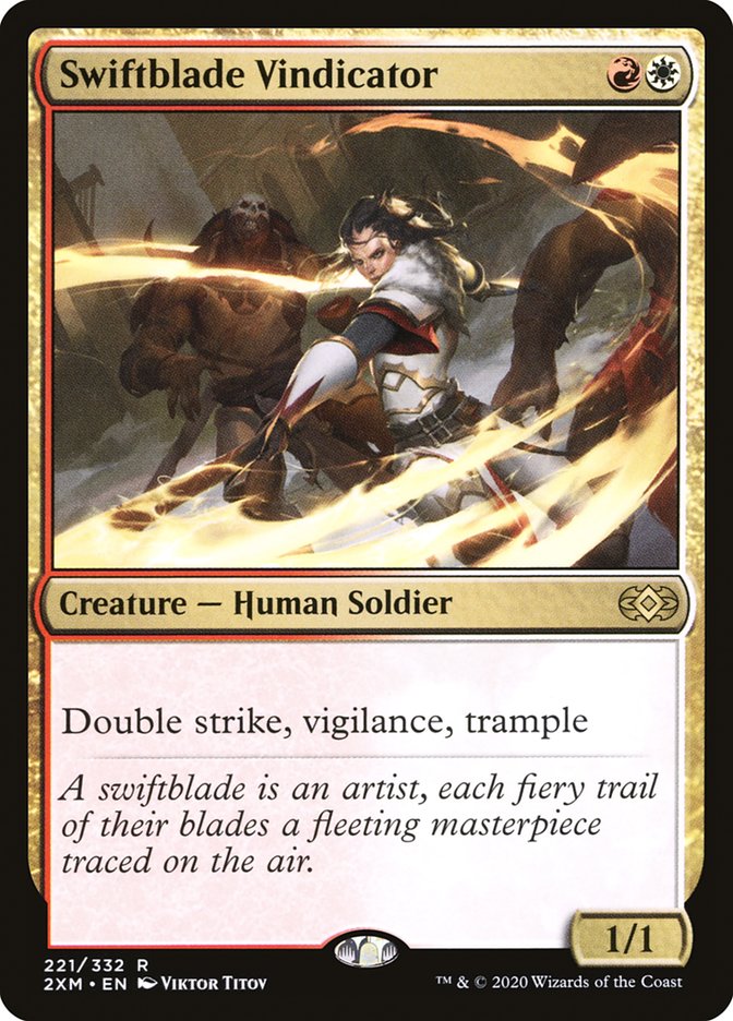 Swiftblade Vindicator [Double Masters] | Devastation Store
