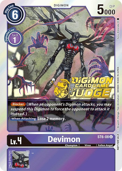 Devimon [ST6-08] (Judge Pack 1) [Starter Deck: Venomous Violet] | Devastation Store