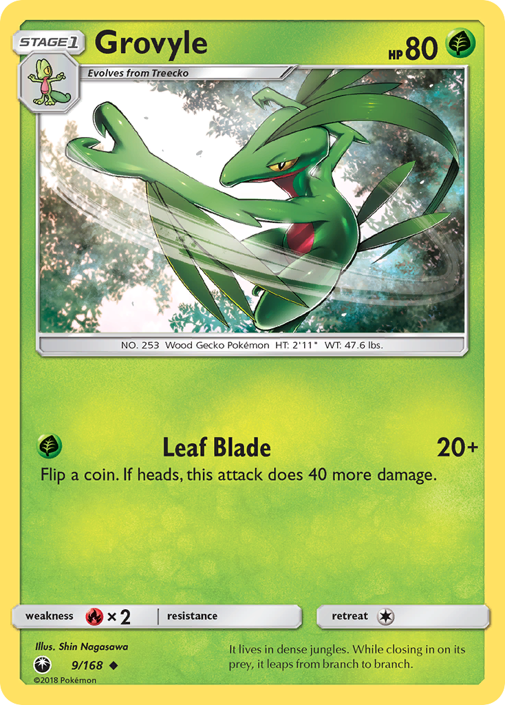 Grovyle (9/168) [Sun & Moon: Celestial Storm] | Devastation Store