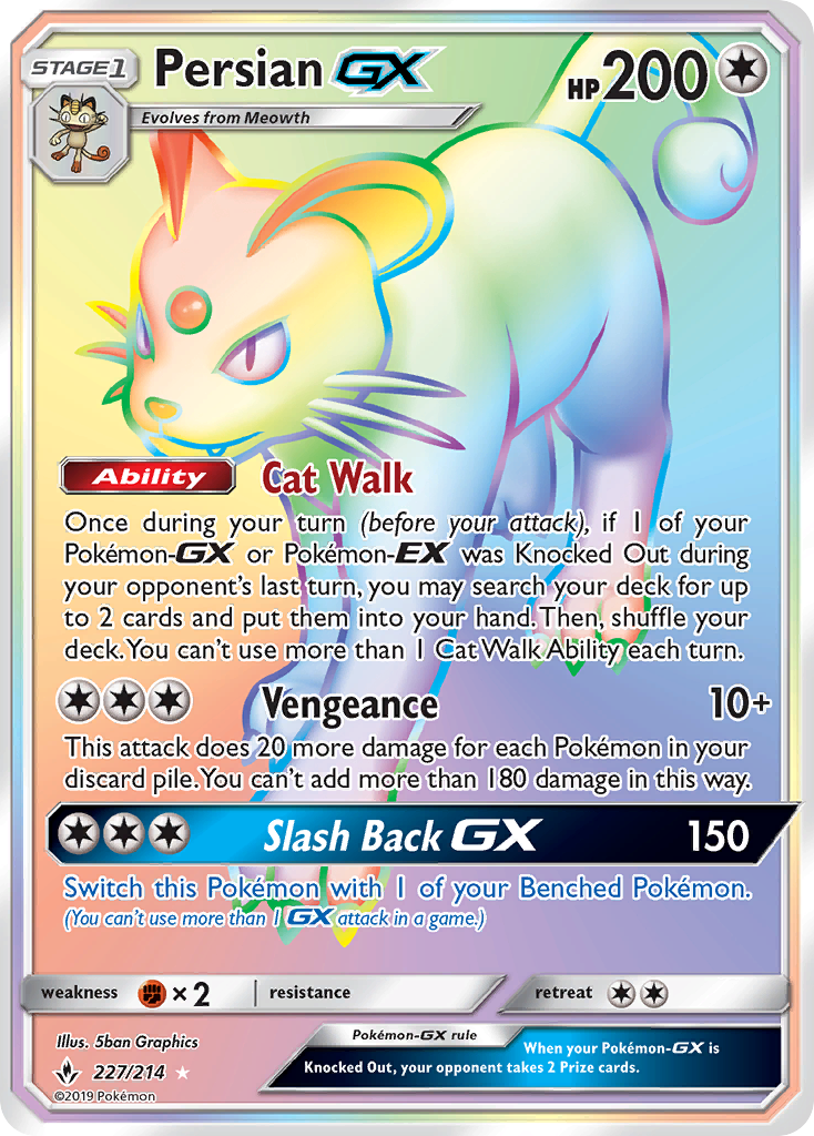 Persian GX (227/214) [Sun & Moon: Unbroken Bonds] | Devastation Store