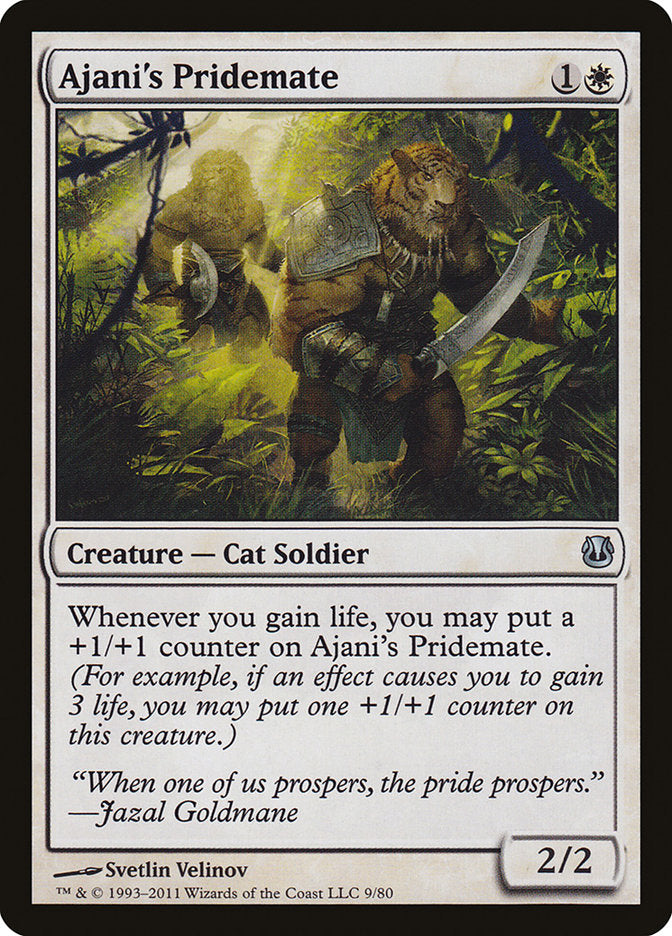 Ajani's Pridemate [Duel Decks: Ajani vs. Nicol Bolas] | Devastation Store