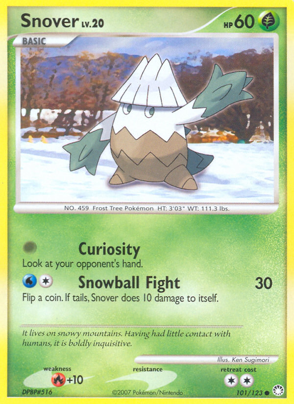 Snover (101/123) [Diamond & Pearl: Mysterious Treasures] | Devastation Store