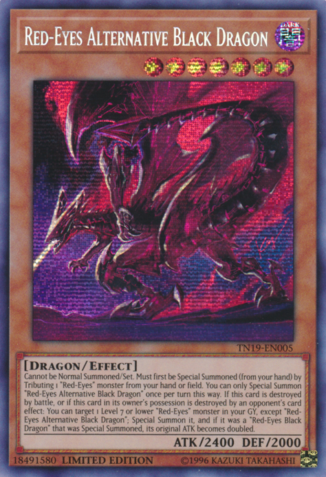 Red-Eyes Alternative Black Dragon [TN19-EN005] Prismatic Secret Rare | Devastation Store