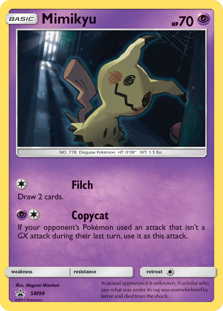 Mimikyu (SM99) [Sun & Moon: Black Star Promos] | Devastation Store