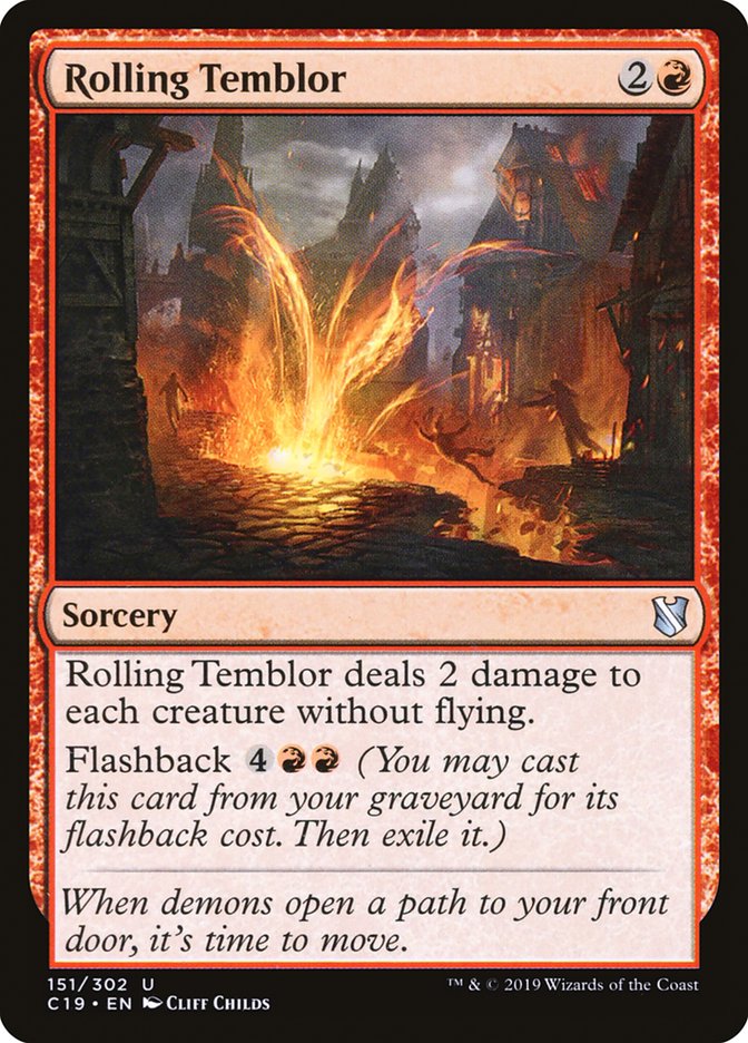 Rolling Temblor [Commander 2019] | Devastation Store