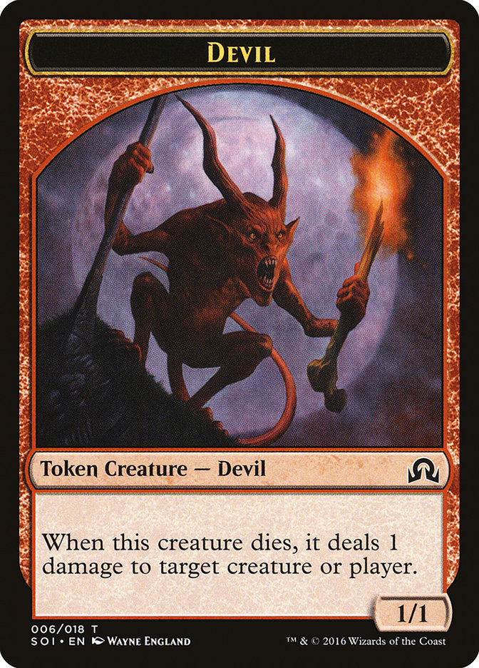 Devil [Shadows over Innistrad Tokens] - Devastation Store | Devastation Store