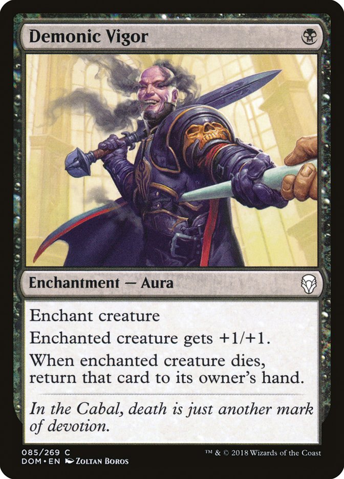 Demonic Vigor [Dominaria] - Devastation Store | Devastation Store