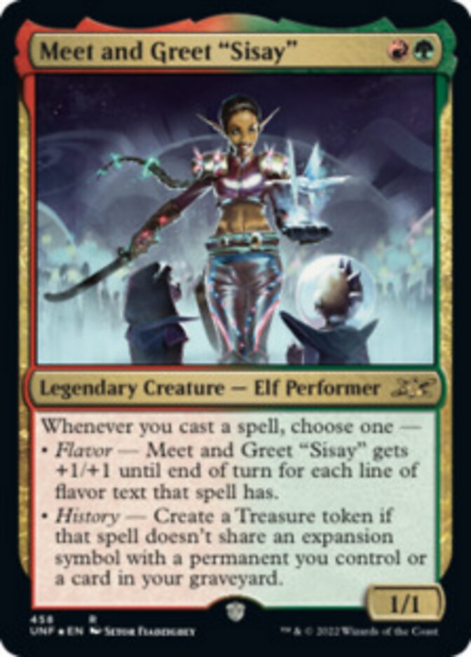 Meet and Greet "Sisay" (Galaxy Foil) [Unfinity] | Devastation Store