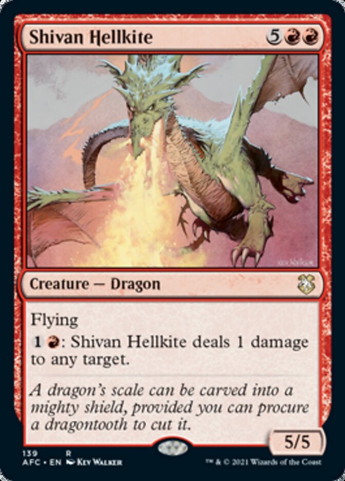 Shivan Hellkite [Dungeons & Dragons: Adventures in the Forgotten Realms Commander] | Devastation Store