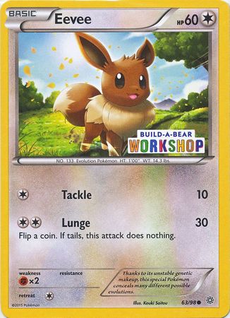 Eevee (63/98) (Build A Bear Workshop Exclusive) [XY: Ancient Origins] | Devastation Store