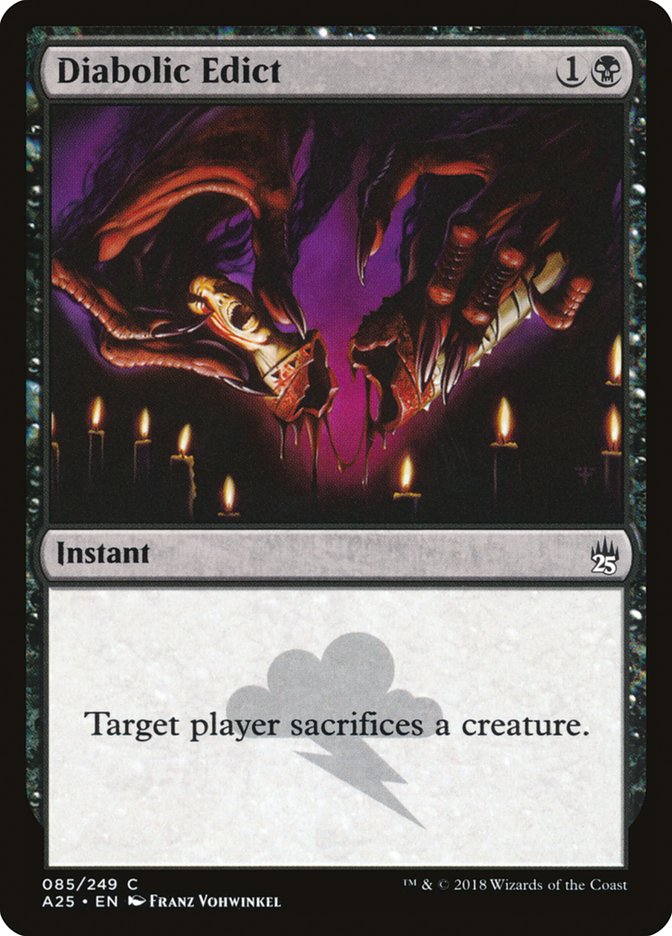 Diabolic Edict [Masters 25] - Devastation Store | Devastation Store