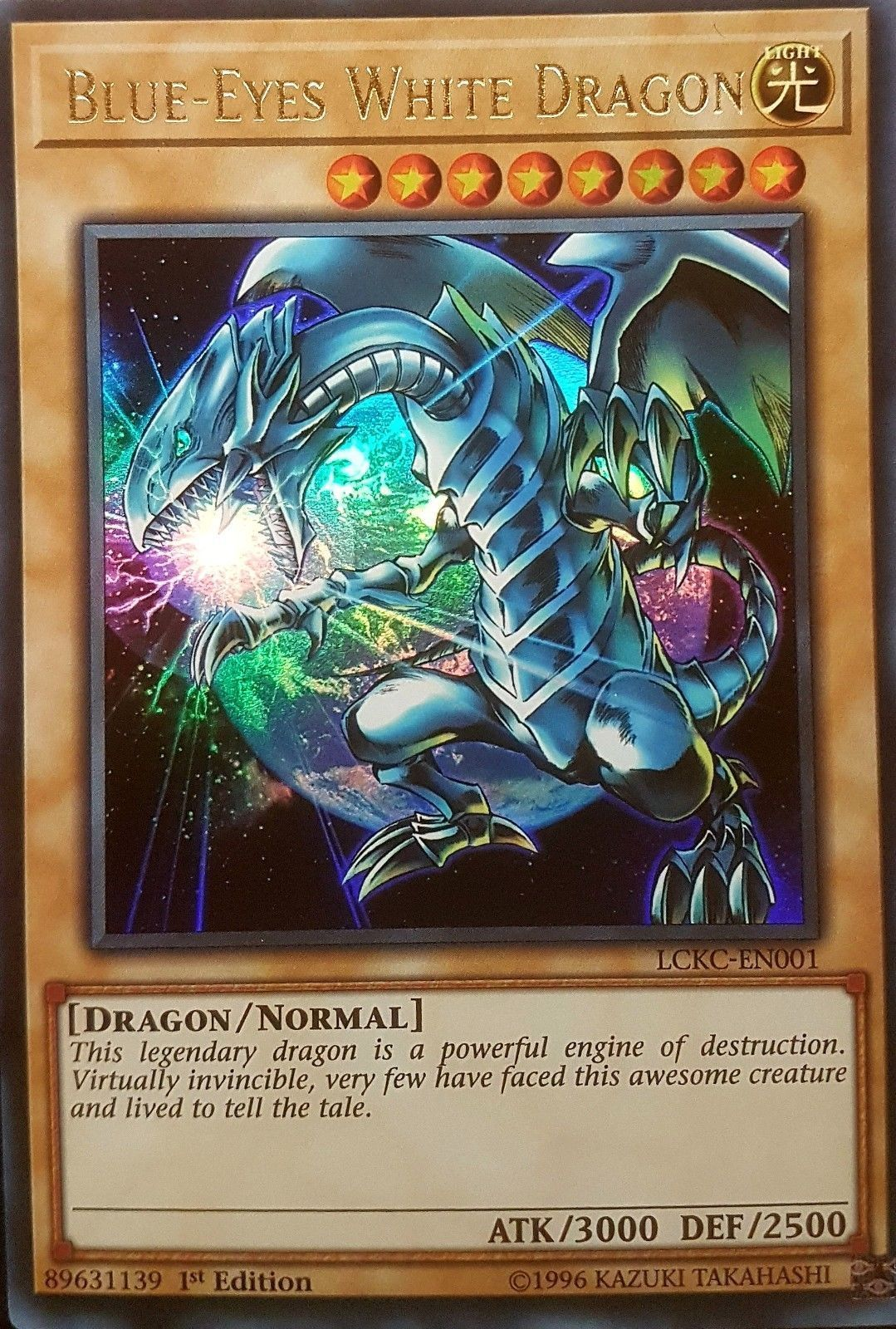 Blue-Eyes White Dragon (Version 3) [LCKC-EN001] Ultra Rare | Devastation Store