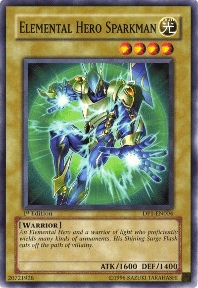 Elemental Hero Sparkman [DP1-EN004] Common | Devastation Store
