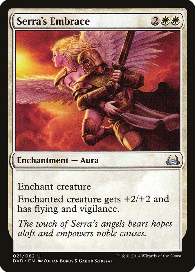 Serra's Embrace (Divine vs. Demonic) [Duel Decks Anthology] - Devastation Store | Devastation Store